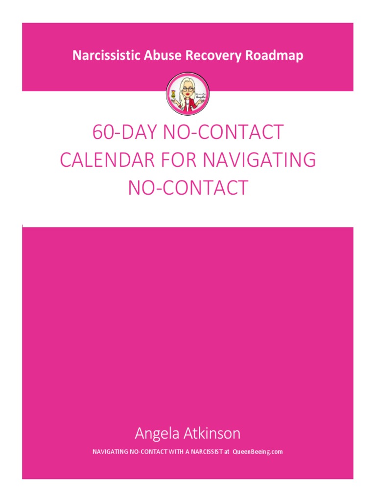 60Day NoContact Calendar For Navigating NoContact Narcissistic