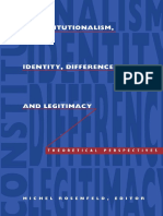 Michel Rosenfeld-Constitutionalism, Identity, Difference, and Legitimacy - Theoretical Perspectives-Duke University Press (1994) PDF