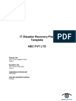 Disaster RecoveryTemplate Download Final PDF