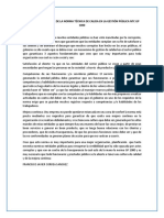 Informe Importancia de La Norma Técnica de Calida en La Gestión Pública NTC GP 1000