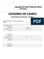 Caderno de Campo - Seção 2 Uva