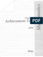 achievement test 2000 - solutions