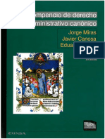 Jorge Miras, Javier Caosa y Eduardo Baura - Compendio de Derecho Administrativo Canónico PDF