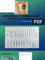 Instrumental Quirúrgico para Cirugía de Estrabismo