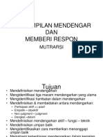 Ketrampilan Mendengar - Desember 2011.ppt