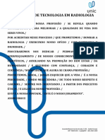 Juramento Tecnologo em Radiologia