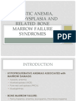 Aplastic Anemia, Myelodysplasia and Related Bone Marrow Failure Syndromes