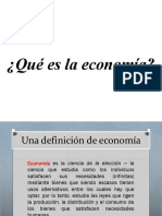 Que Es La Economia