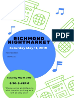 Richmond Nightmarket: Saturday May 11, 2019