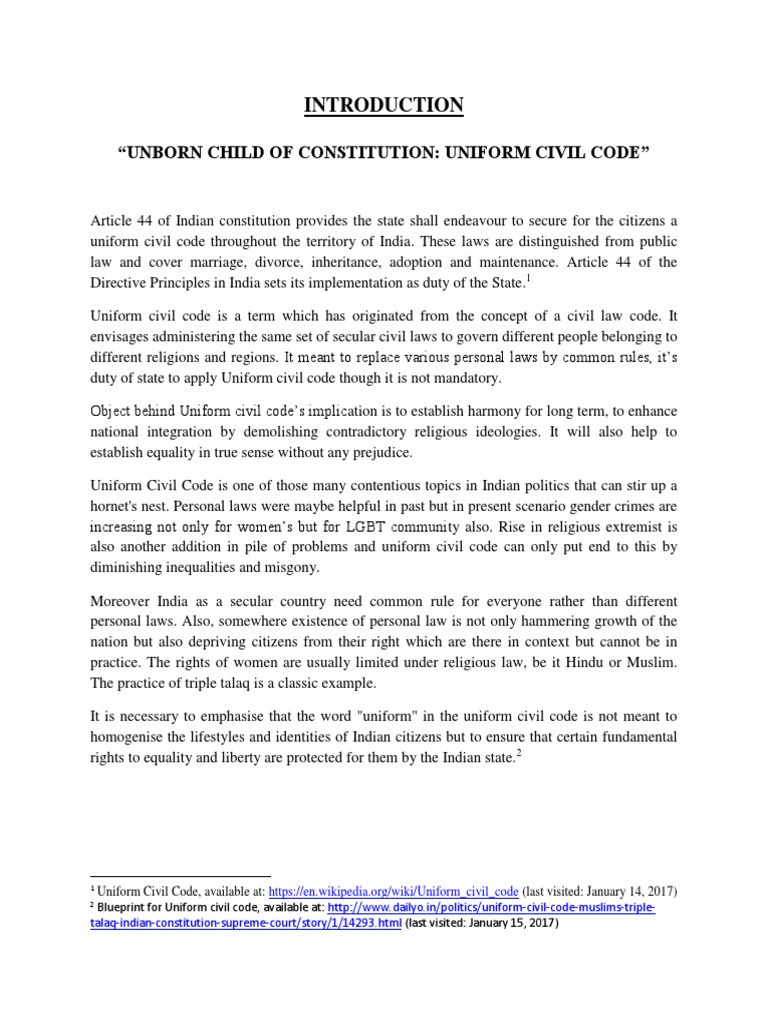 Understanding the Uniform Civil Code | PDF | Sharia | Virtue