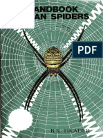 Spiders - Handbook of India...., 1987 by B K Tikader PDF