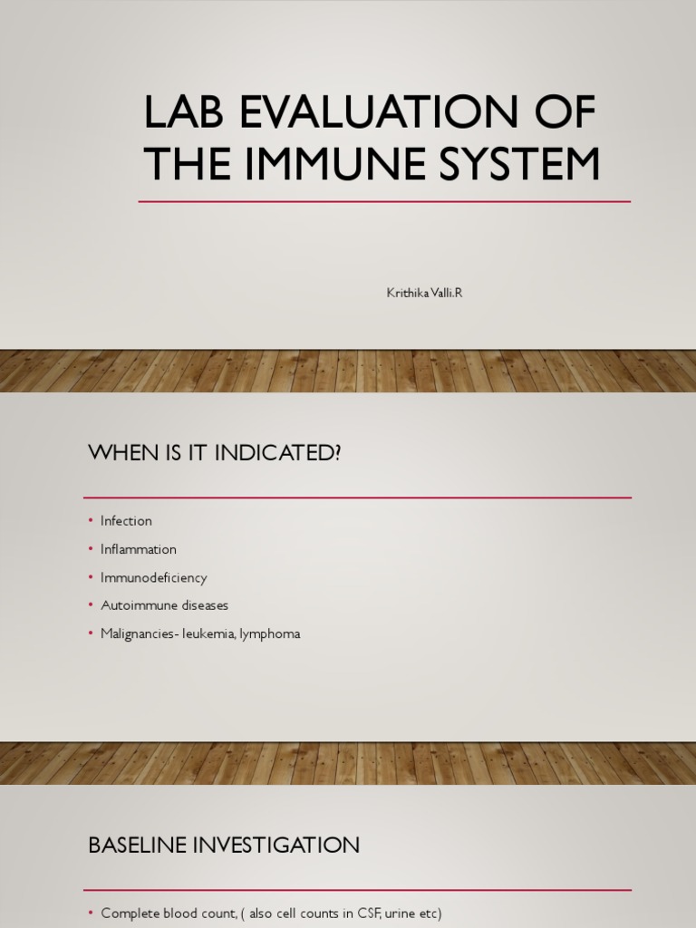 Lab Evaluation of The Immune System | PDF | Antibody | Inflammation