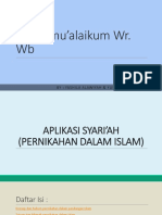 Aplikasi Syariah Pernikahan Dalam Islam