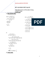 CĐ 1-Rút gọn phân thức đại số PDF