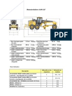 Motoniveladora CAT 16M plano hidráulico