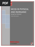 mcqs of inorganic and physical Chemistry by Malik Xufyan