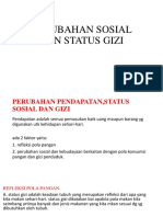 Perubahan Sosial Dan Status Gizi