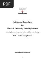 Tenant Policy Manual 2019-20