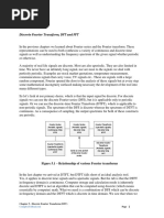 Discrete Fourier Transform, DFT and FFT