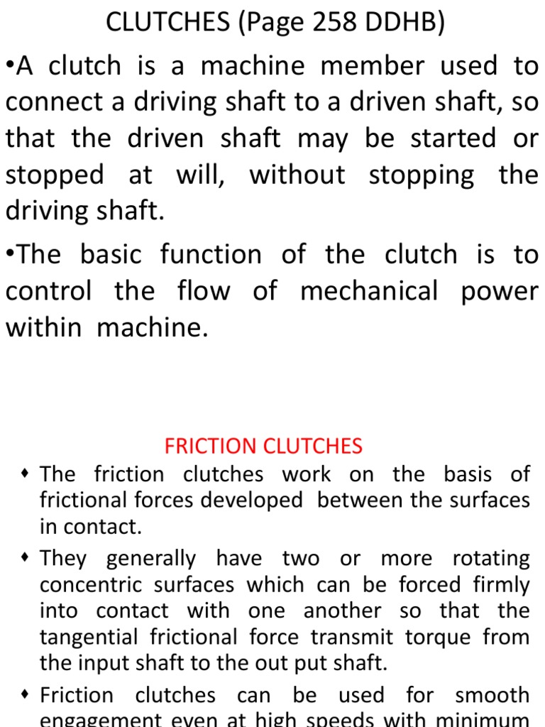 Clutches & Brakes PDF PDF Clutch Lever