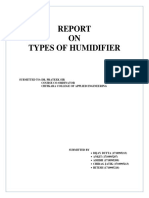 Report On Humidifiers