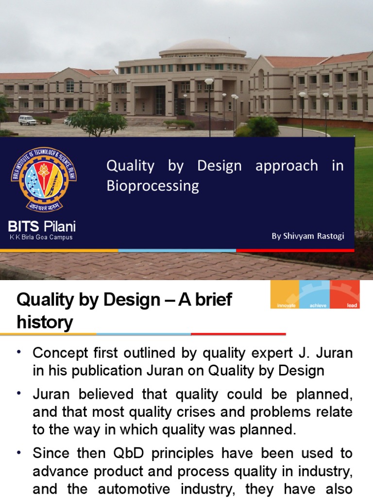 Quality by Design in Bioprocessing | PDF | Drug Development | Business