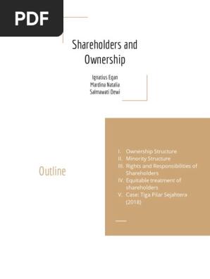Meet 6 Ppt Cg Shareholders And Ownership Board Of Directors Corporations