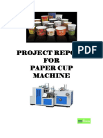 Paper Cup Machine Project Report