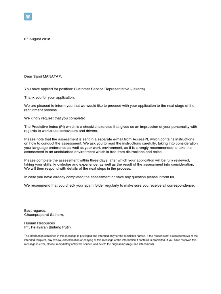 Behavioral Assessment Invite PDF | PDF