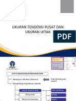 UKURAN TENDENSI PUSAT DAN UKURAN LETAK