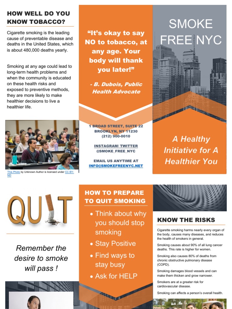 Quit Smoking: Know the Risks | PDF | Tobacco Smoking