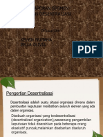 Laporan Segmen Dan Desentralisasi