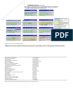 Calendario Escolar 2018-19 Aprobado en CG24!04!18