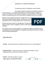 Bjectives: Chapter 1: Introduction To Control Systems O