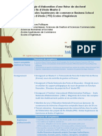 Méthodologie Elaboration Thèse Doctorat Par DR HADJ Rachid PDF