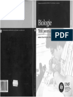 Teste Admitere - Biologie PDF