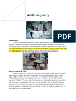 Artifical Gravity Final