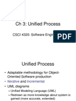 CH 3: Unified Process: CSCI 4320: Software Engineering