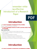 How To Write Effective Introduction of An Article