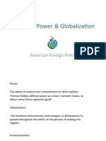 American Power and Globalization