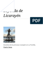 Leyenda de Licarayén - Wikipedia, La Enciclopedia Libre