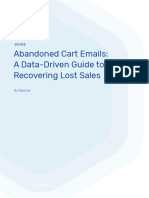 Abandoned Cart Emails: A Data-Driven Guide To Recovering Lost Sales