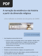 A Narração Da Existência e Da História a Partir Da Dimensão Religiosa JUAN AMBRÓSIO