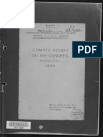 Compte-Rendu Du XVIe Congrès, Buenos Aires 1939. FIDE