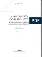 WATT, Ian. - A Ascensão Do Romance PDF