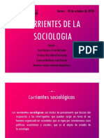 Corrientes de La Sociología