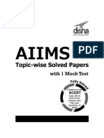 Aiims 21 Years Topic Wise Solve Disha Experts PDF