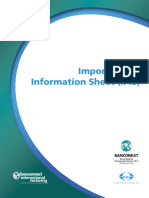 Import Factor Information Sheet (IFIS) : Guarantee For International Factoring Transactions