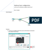 IP Telephony Basic Configuration