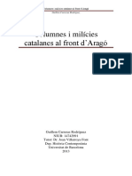 Columnes i Milicies Catalanes Al Frot d'Aragó